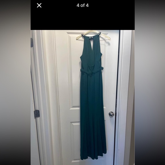 Juniper Green Cocktail Wedding Dress - Picture 4 of 4